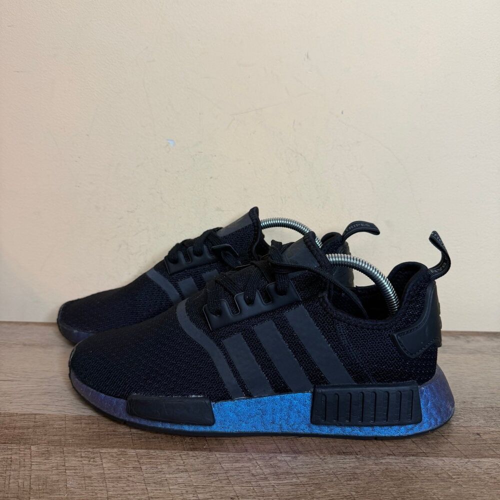 adidas NMD_R1 men’s size 9 Metallic Blue Boost shoes sneakers